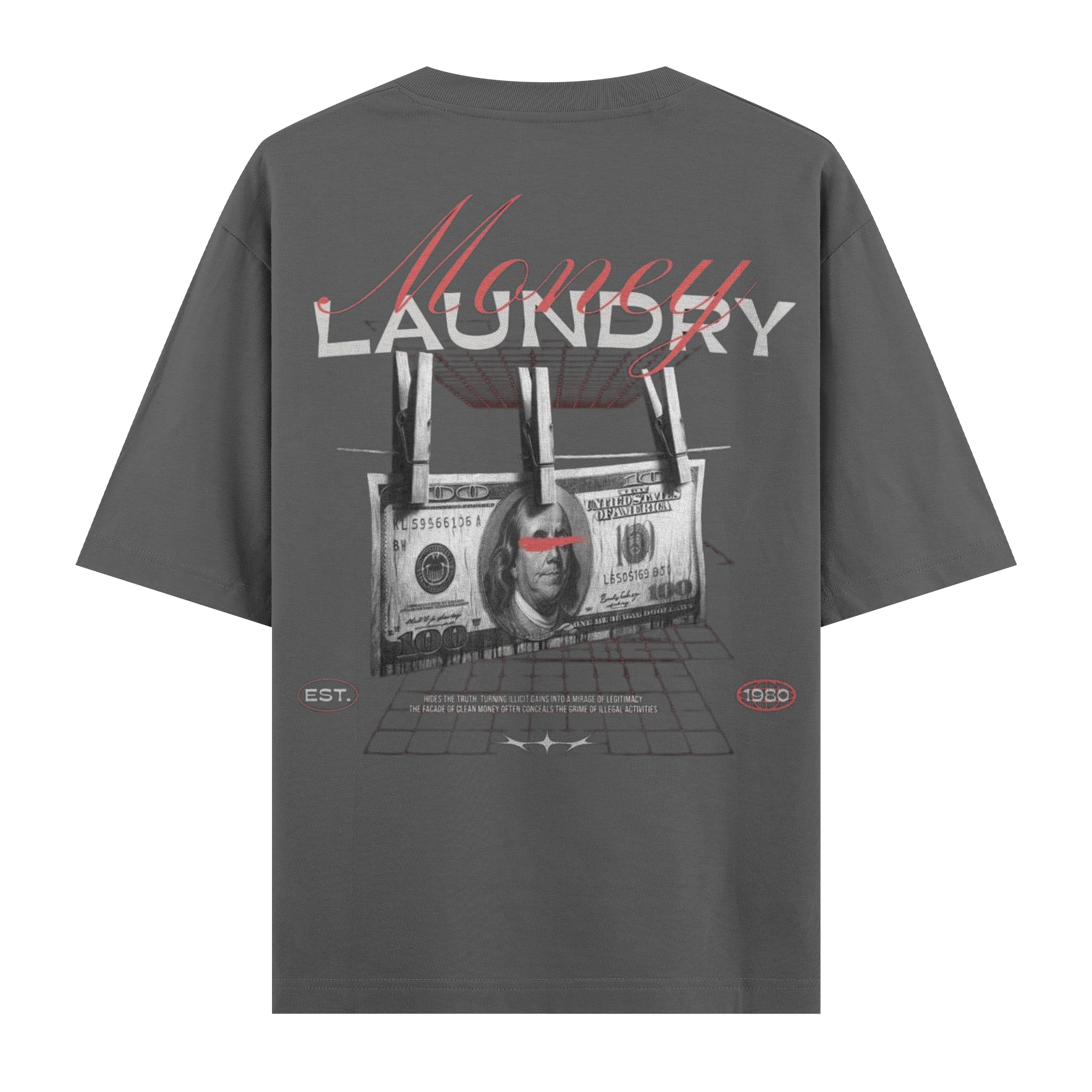 Money Loundry Oversize Tişört