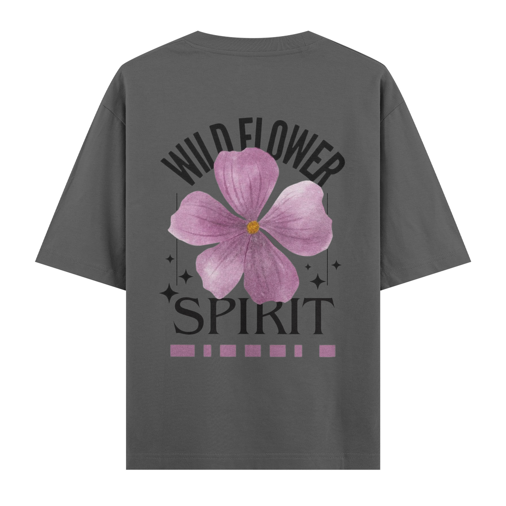 Wild Flower Spirit Oversize Tişört