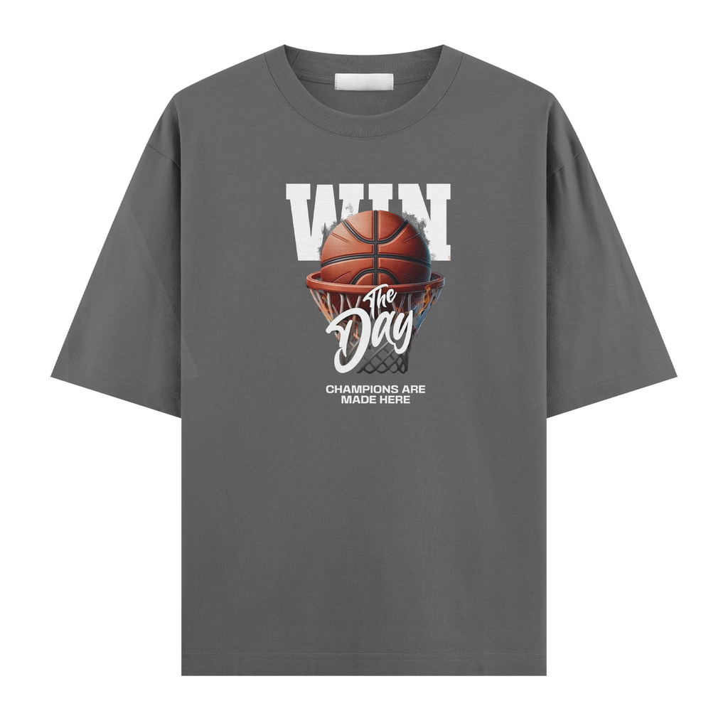 Win The Day Oversize Tişört
