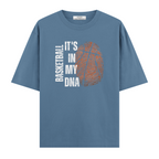 Basketball Fingerprint - Oversize Tişört