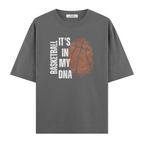 Basketball Fingerprint - Oversize Tişört