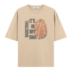 Basketball Fingerprint - Oversize Tişört