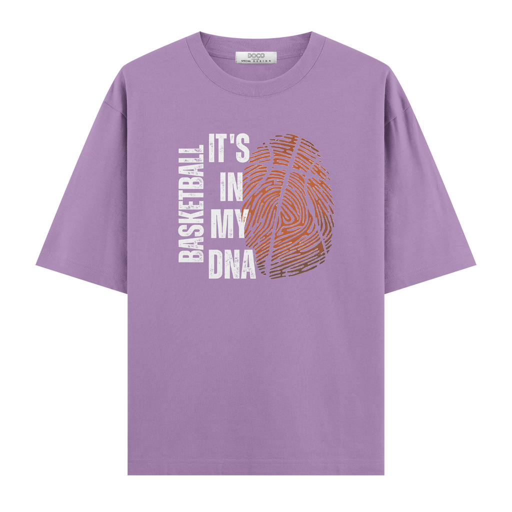 Basketball Fingerprint - Oversize Tişört