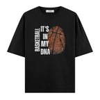 Basketball Fingerprint - Oversize Tişört