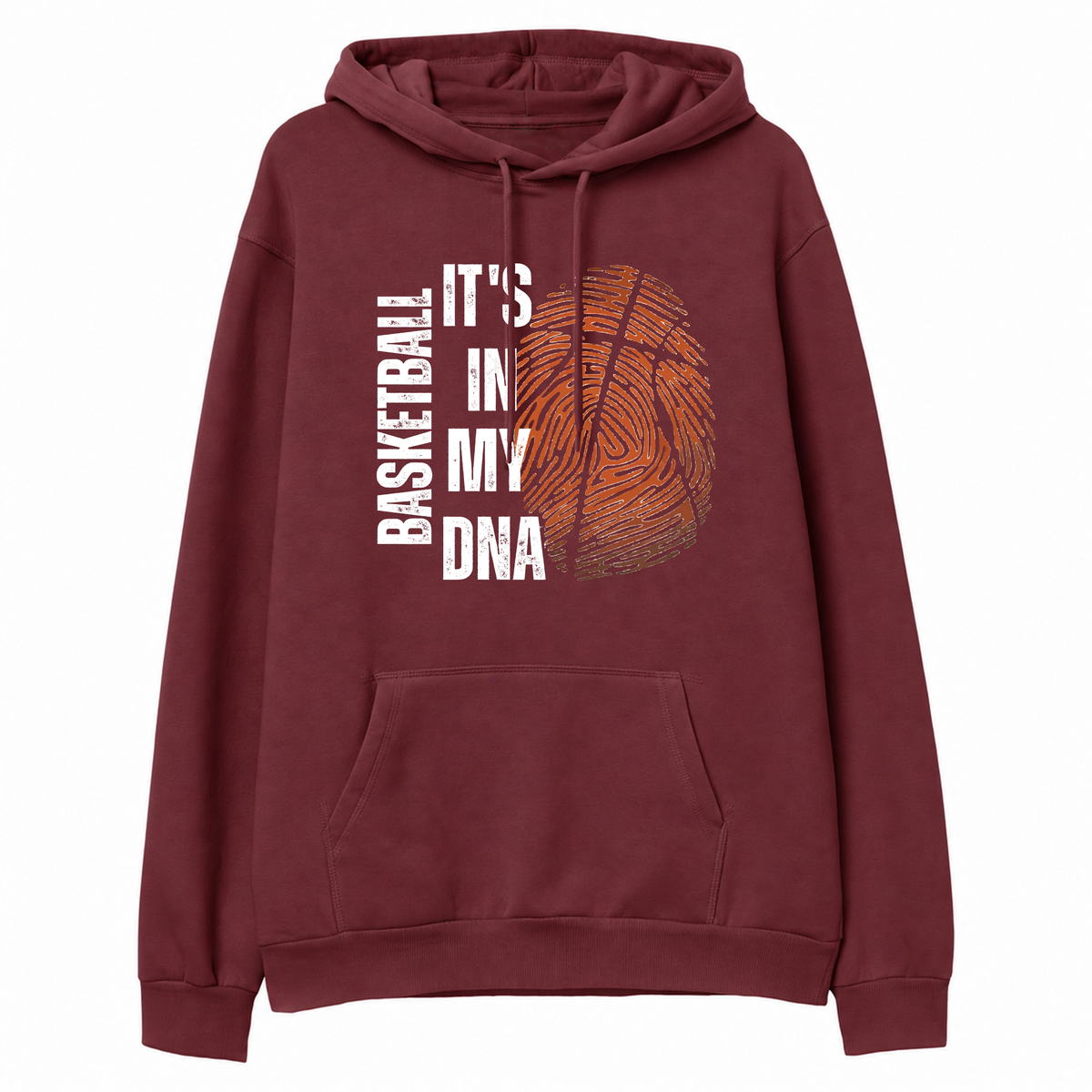 Basketball Fingerprint Bordo