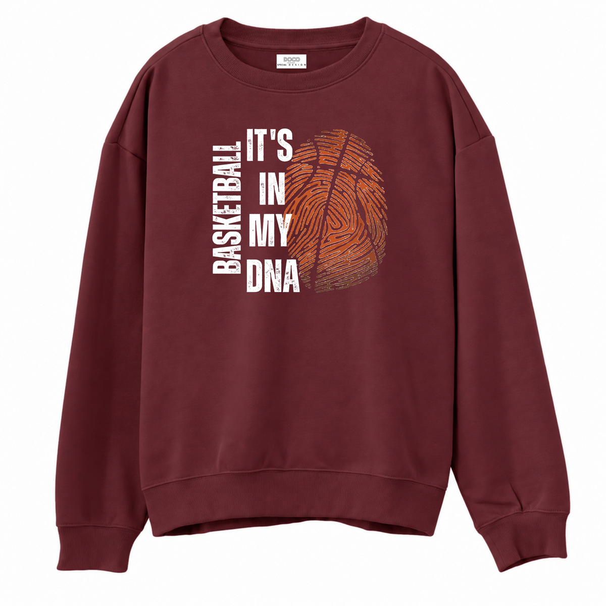 Basketball Fingerprint Bordo