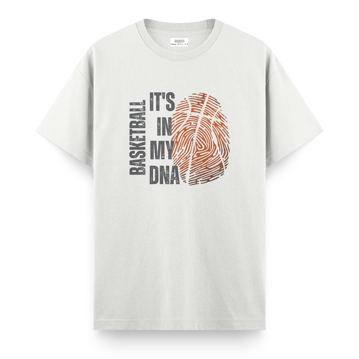 Basketball Fingerprint Beyaz