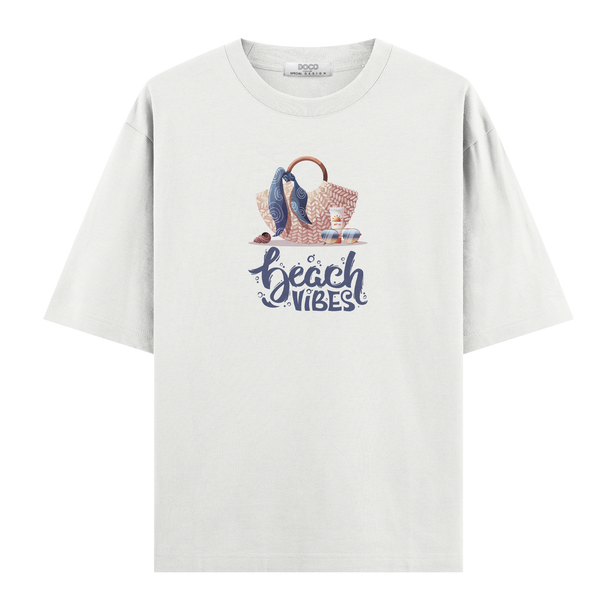 Beach Vibes Beyaz