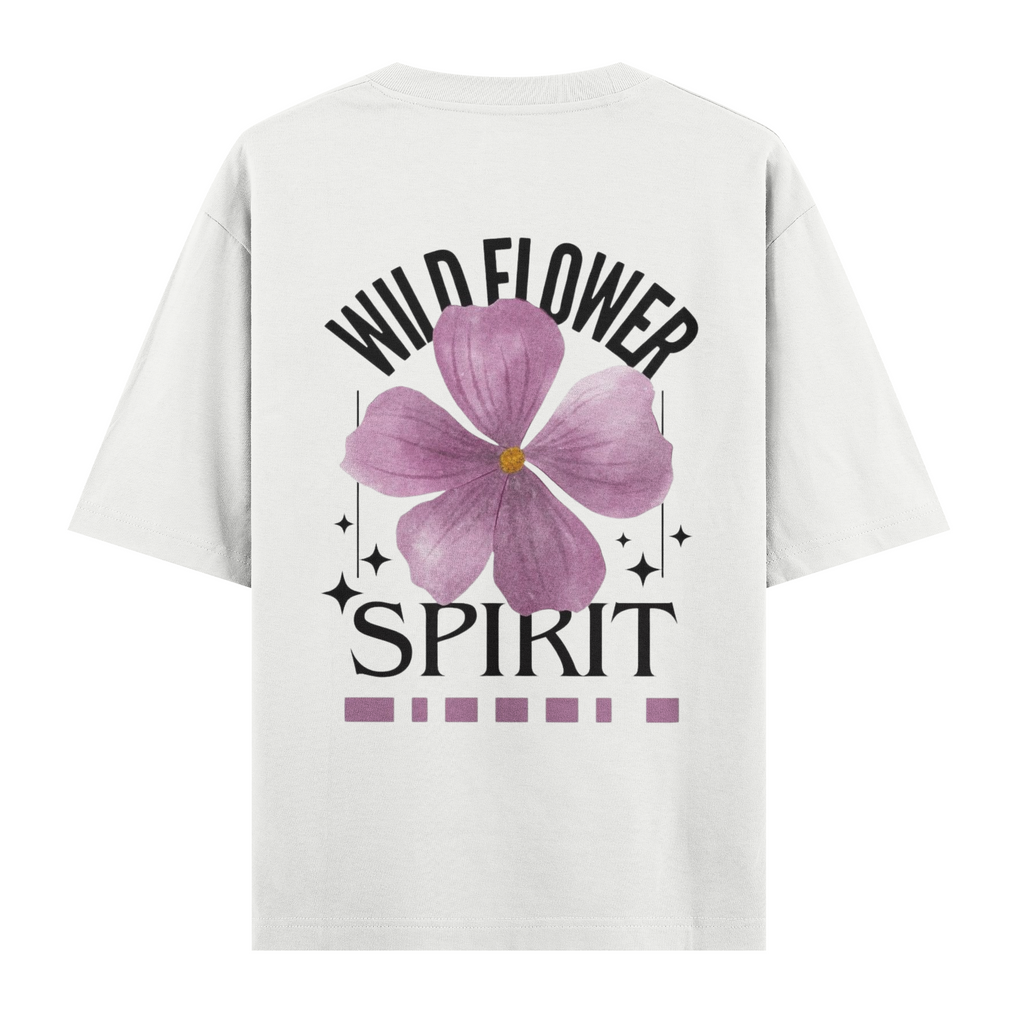 Wild Flower Spirit Oversize Tişört
