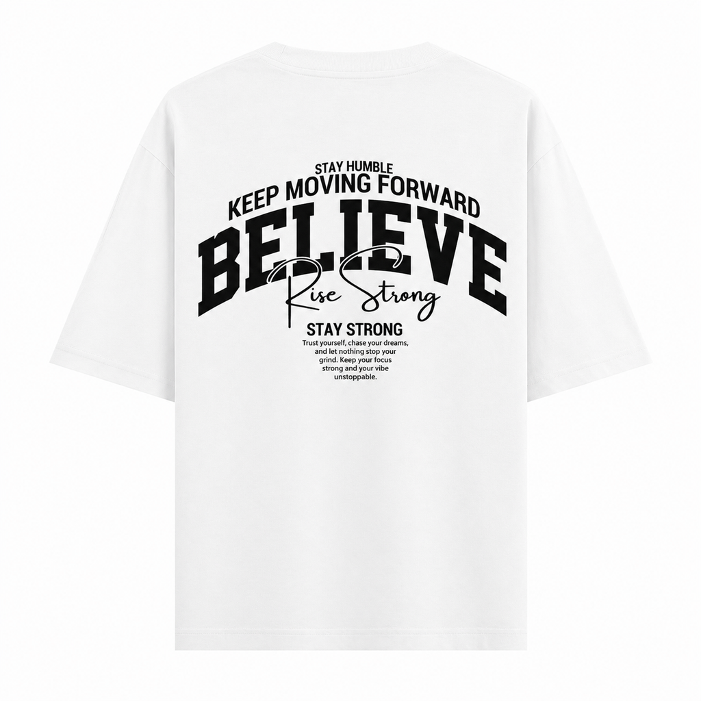 Believe Oversize Tişört