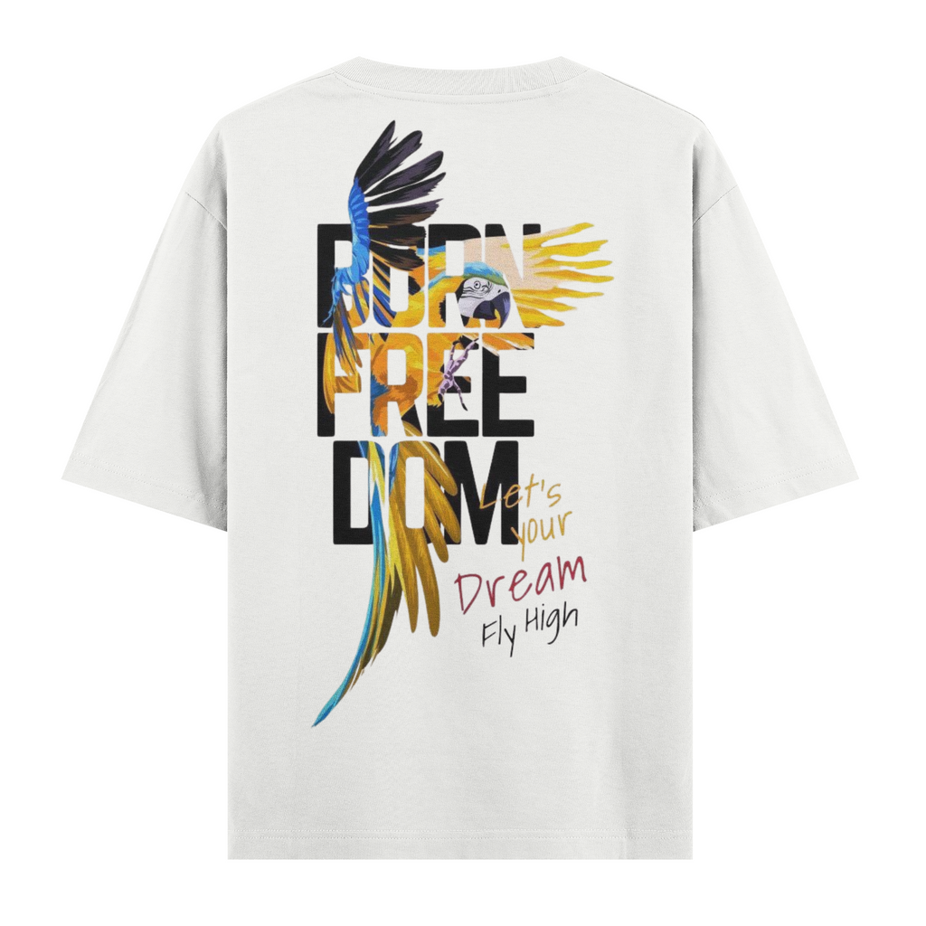 Born To Freedom Oversize Tişört