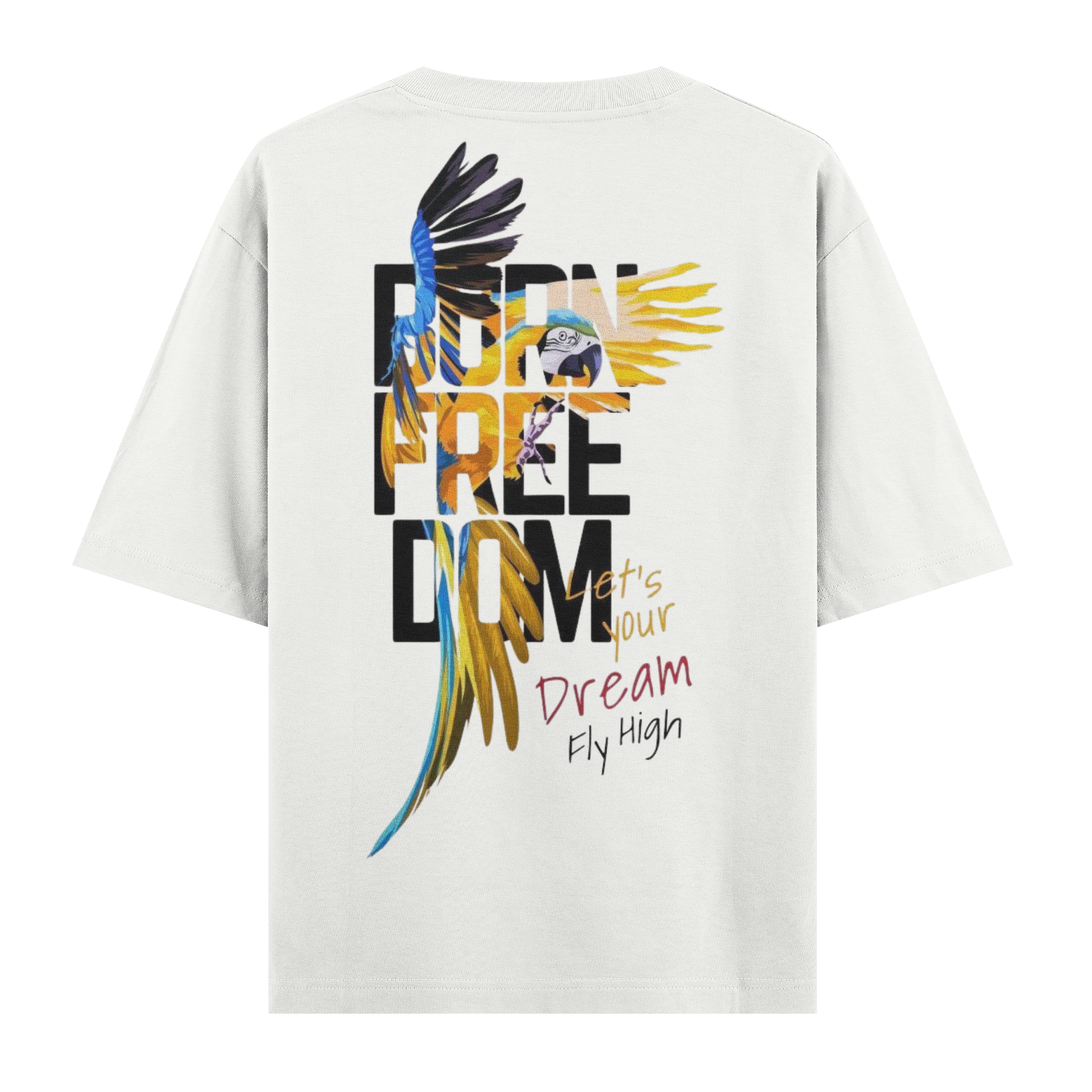 Born To Freedom Oversize Tişört