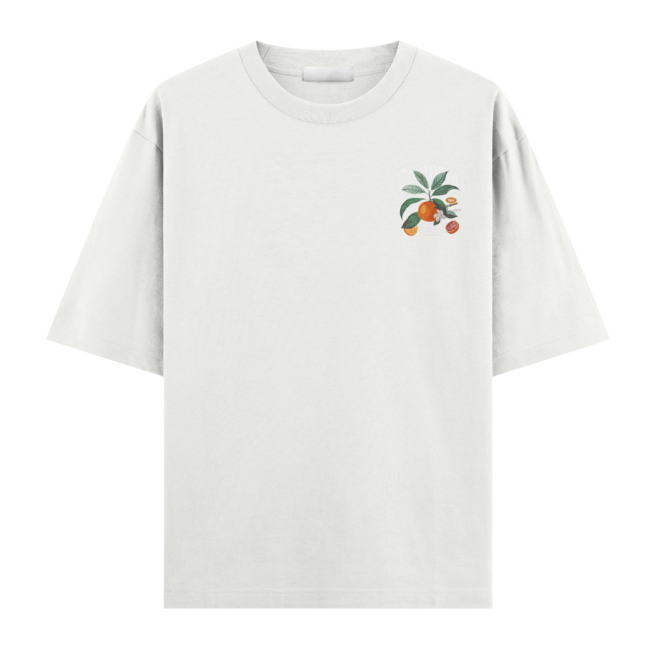 California Orange Oversize Tişört