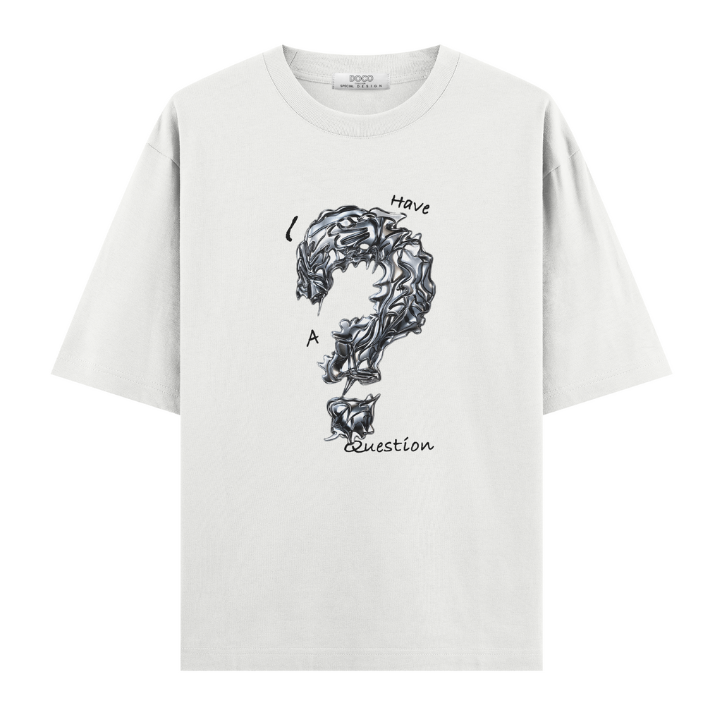 Question - Oversize Tişört