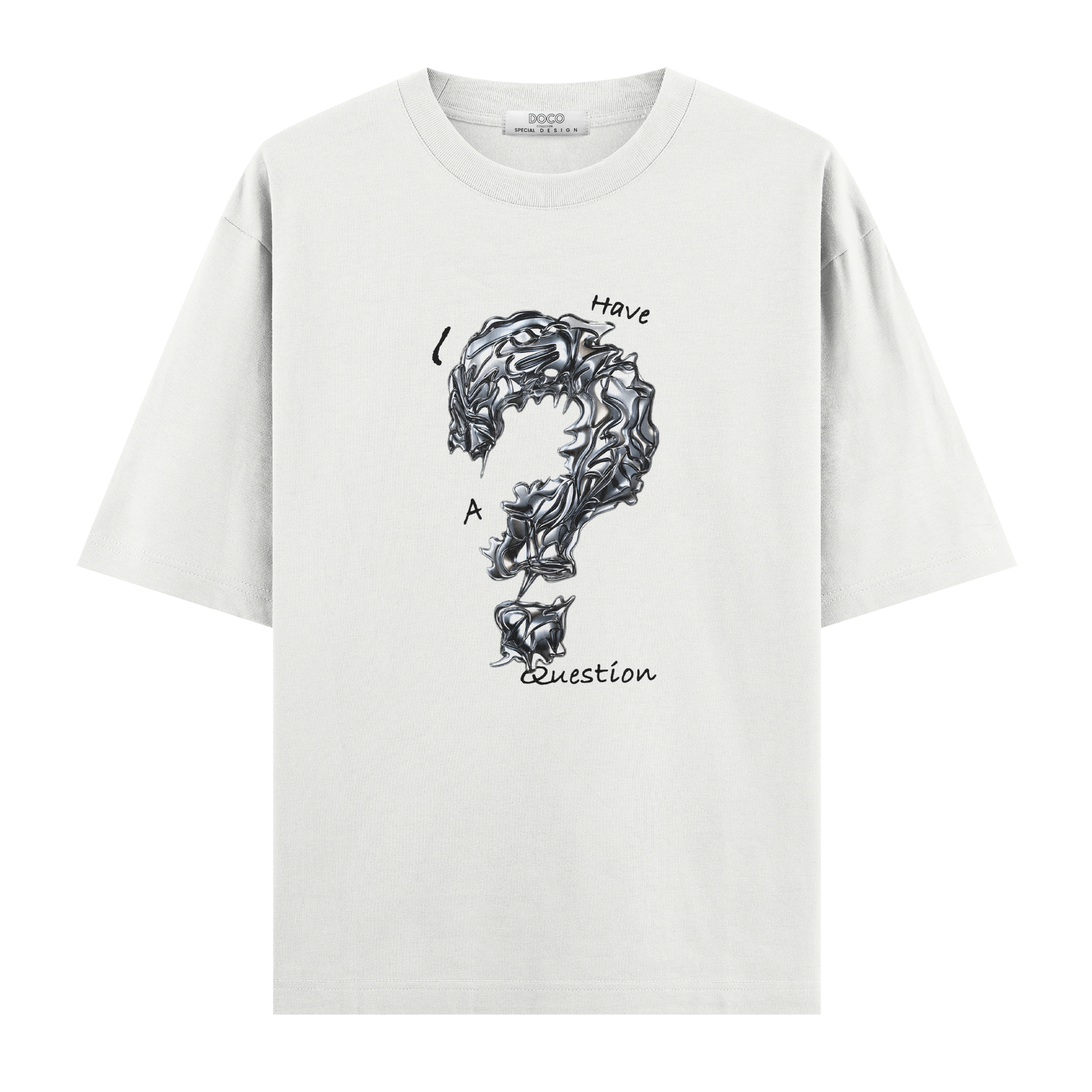 Question - Oversize Tişört