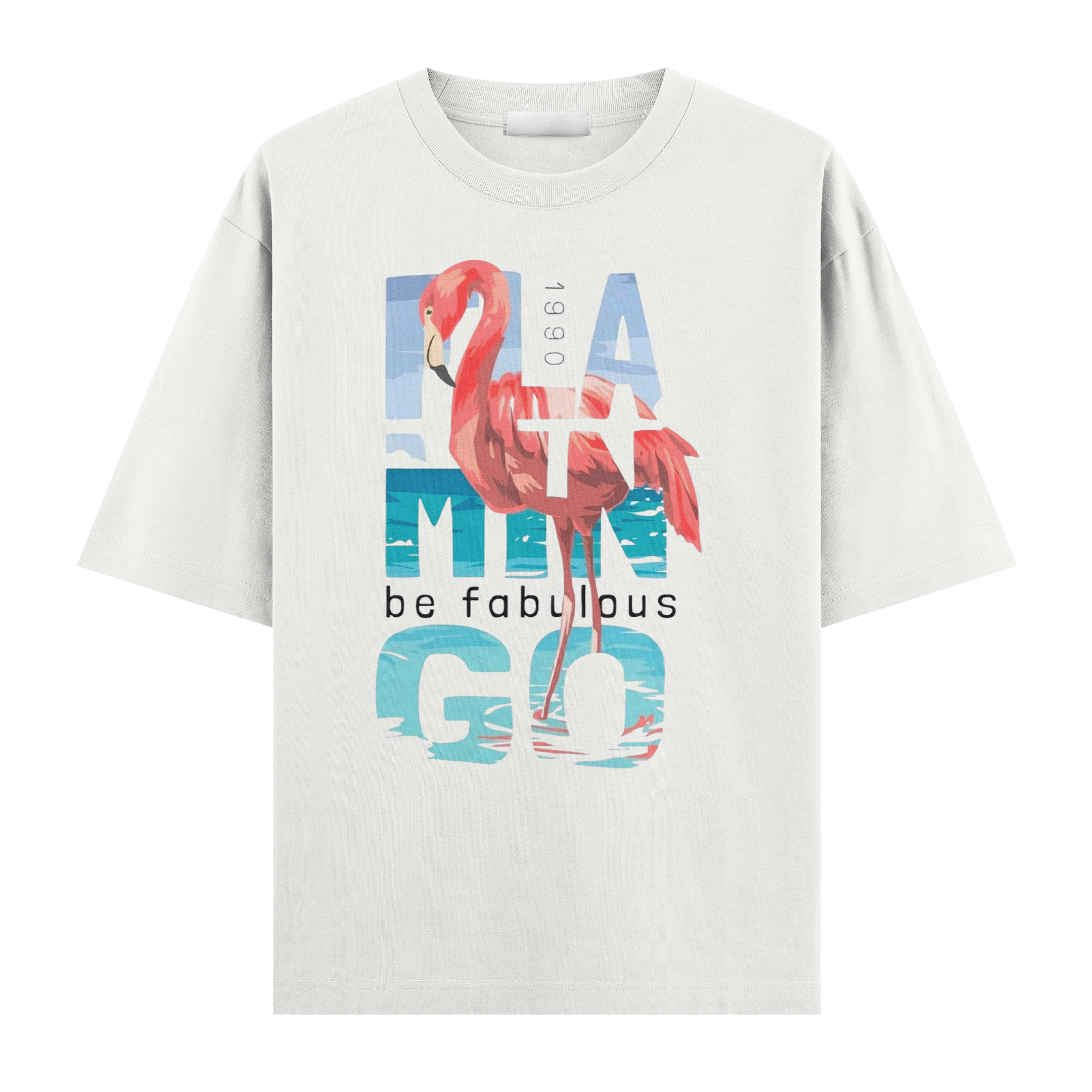 Flamingo Oversize Tişört