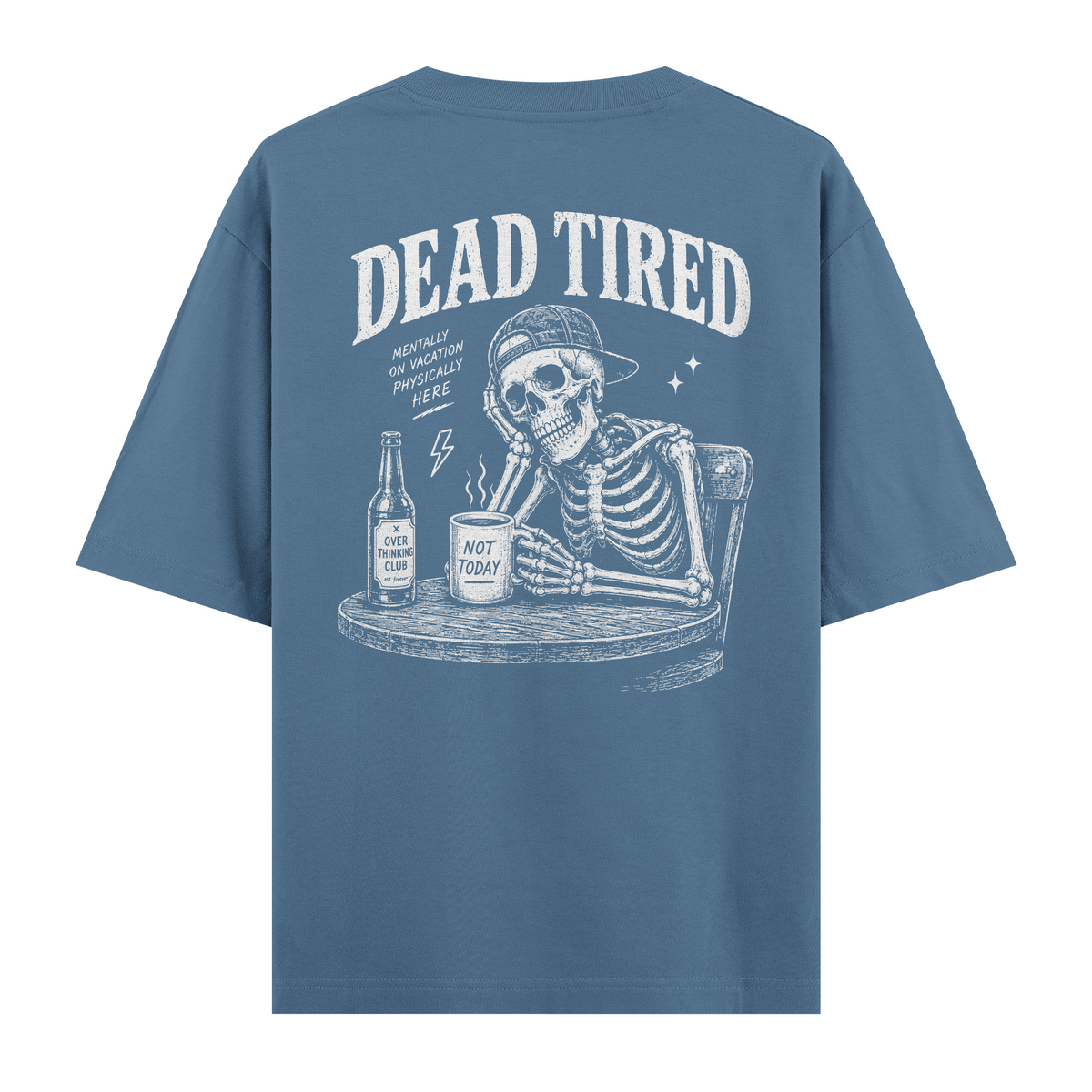 Dead Tired Antrasit Mavi