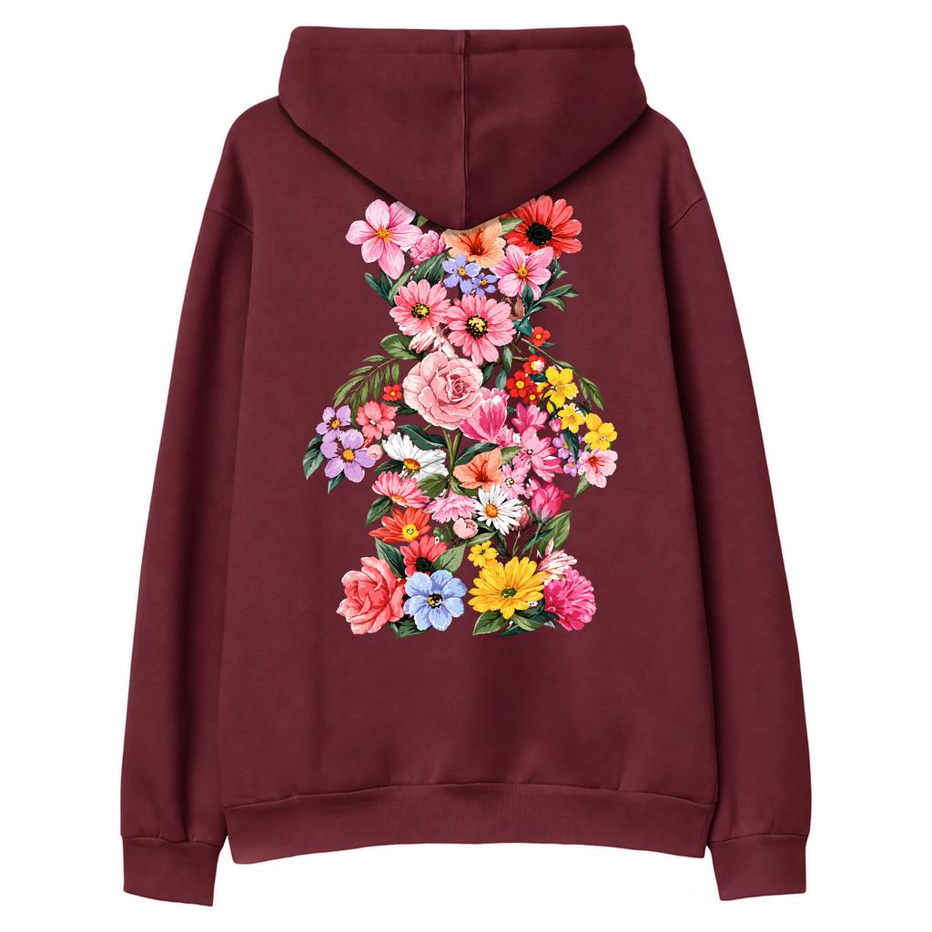 Flowers Bordo