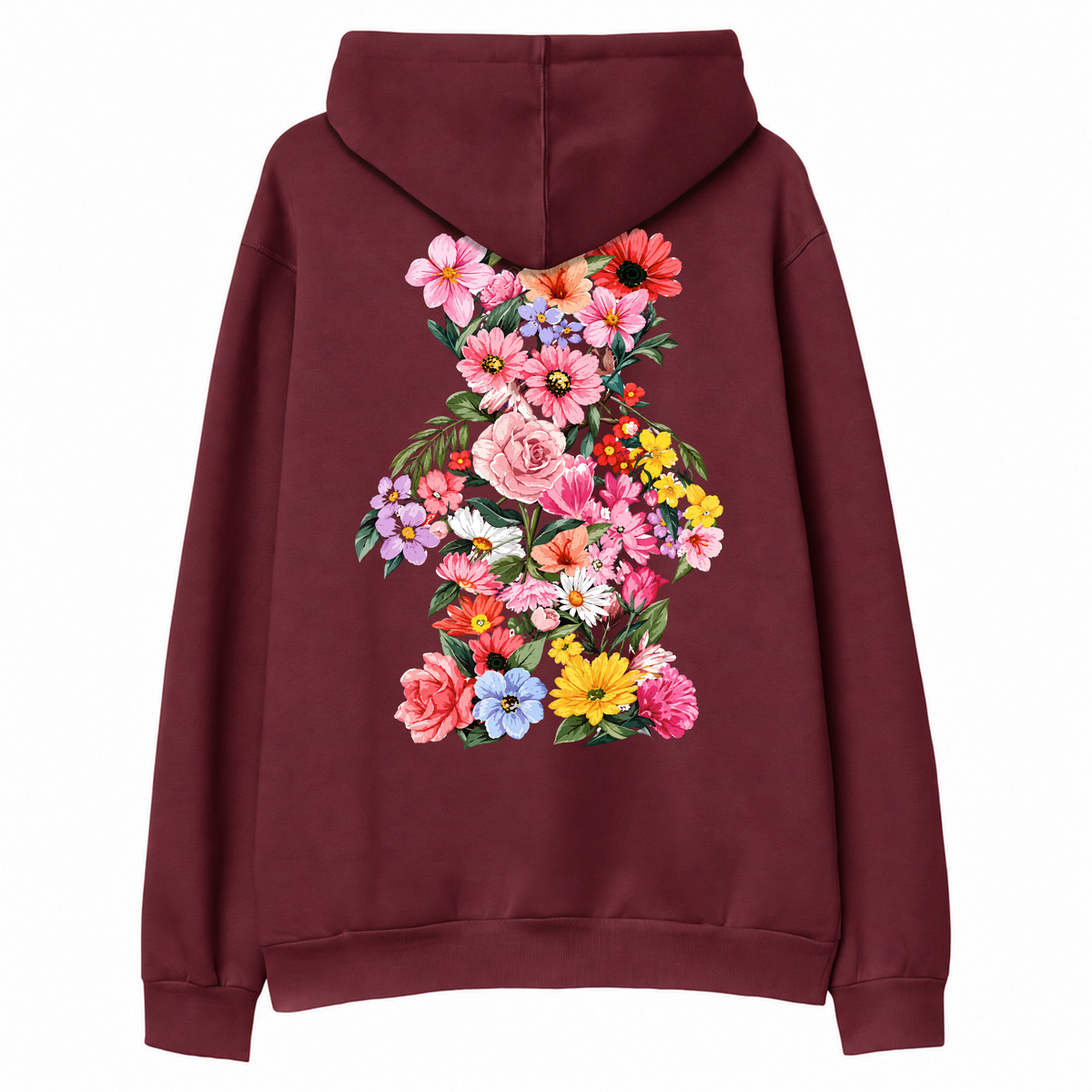 Flowers Bordo