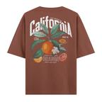 California Orange Oversize Tişört
