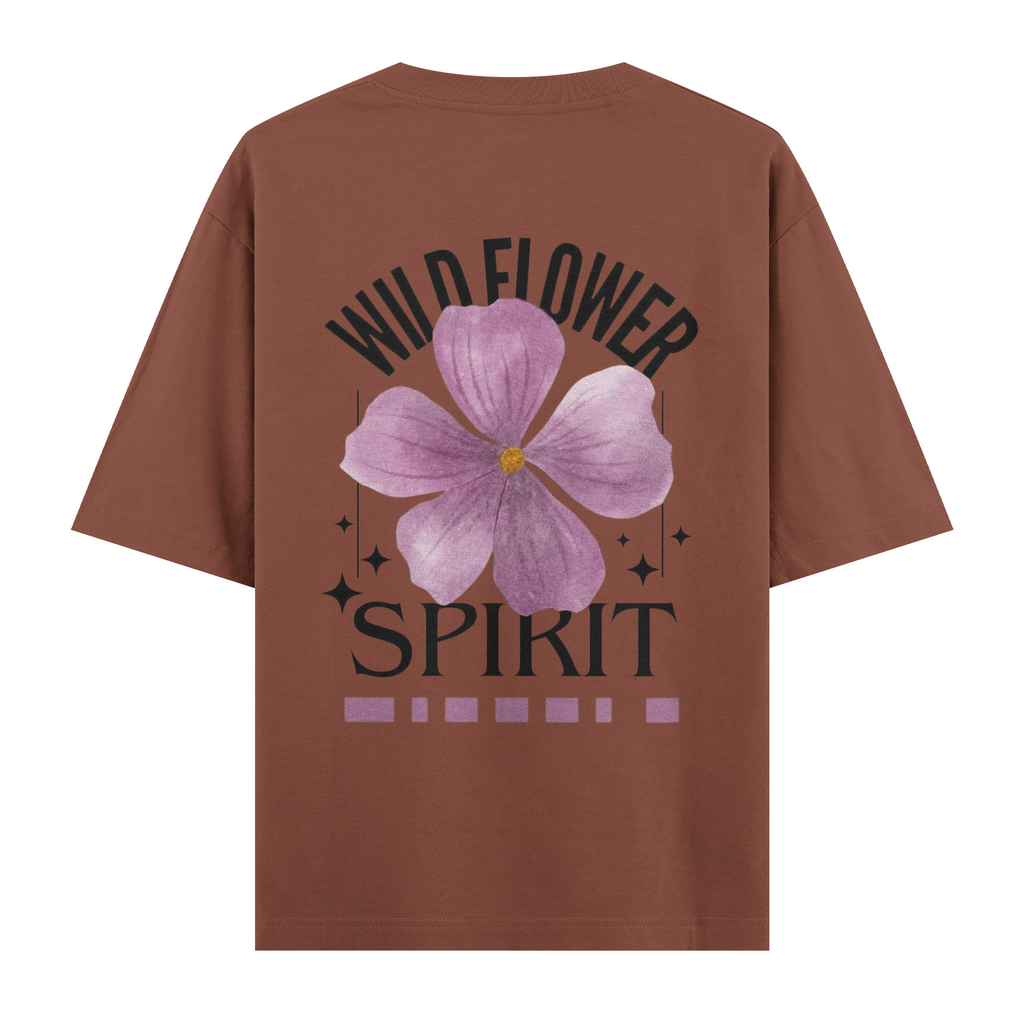 Wild Flower Spirit Oversize Tişört