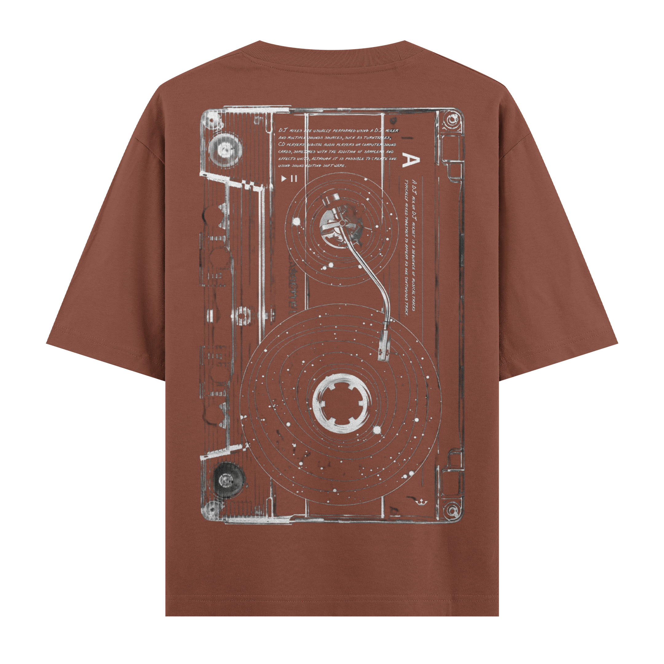 Casette Oversize Tişört
