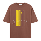 Dont Give Up Oversize Tişört