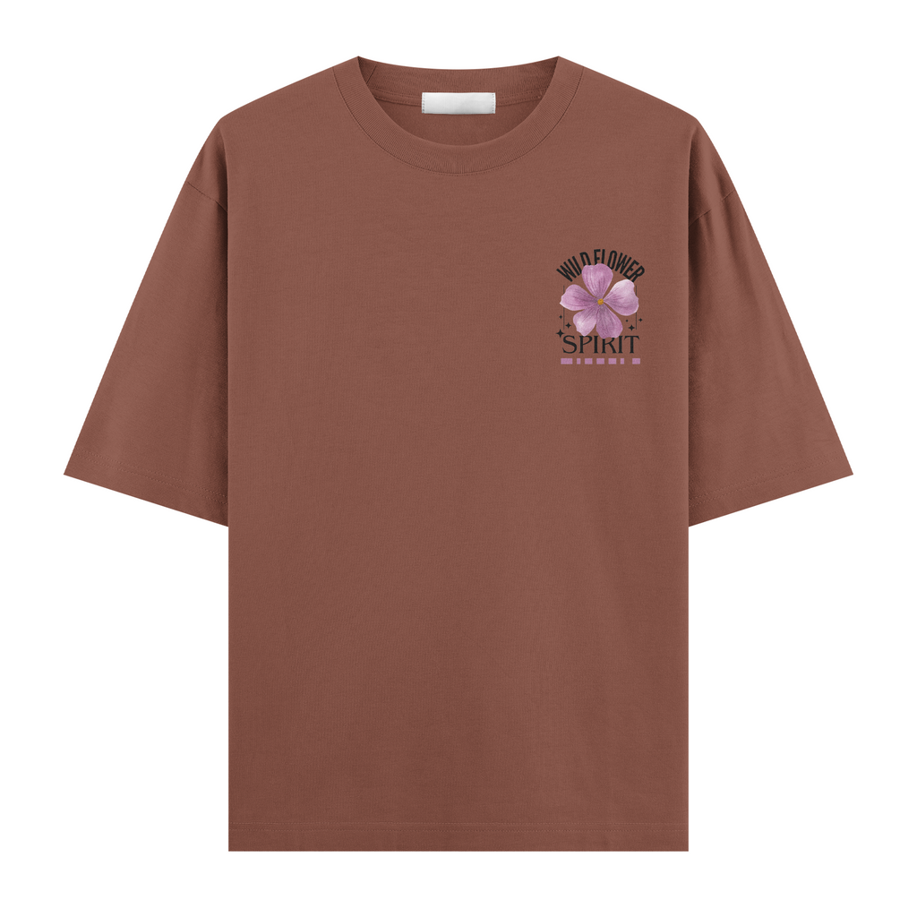 Wild Flower Spirit Oversize Tişört