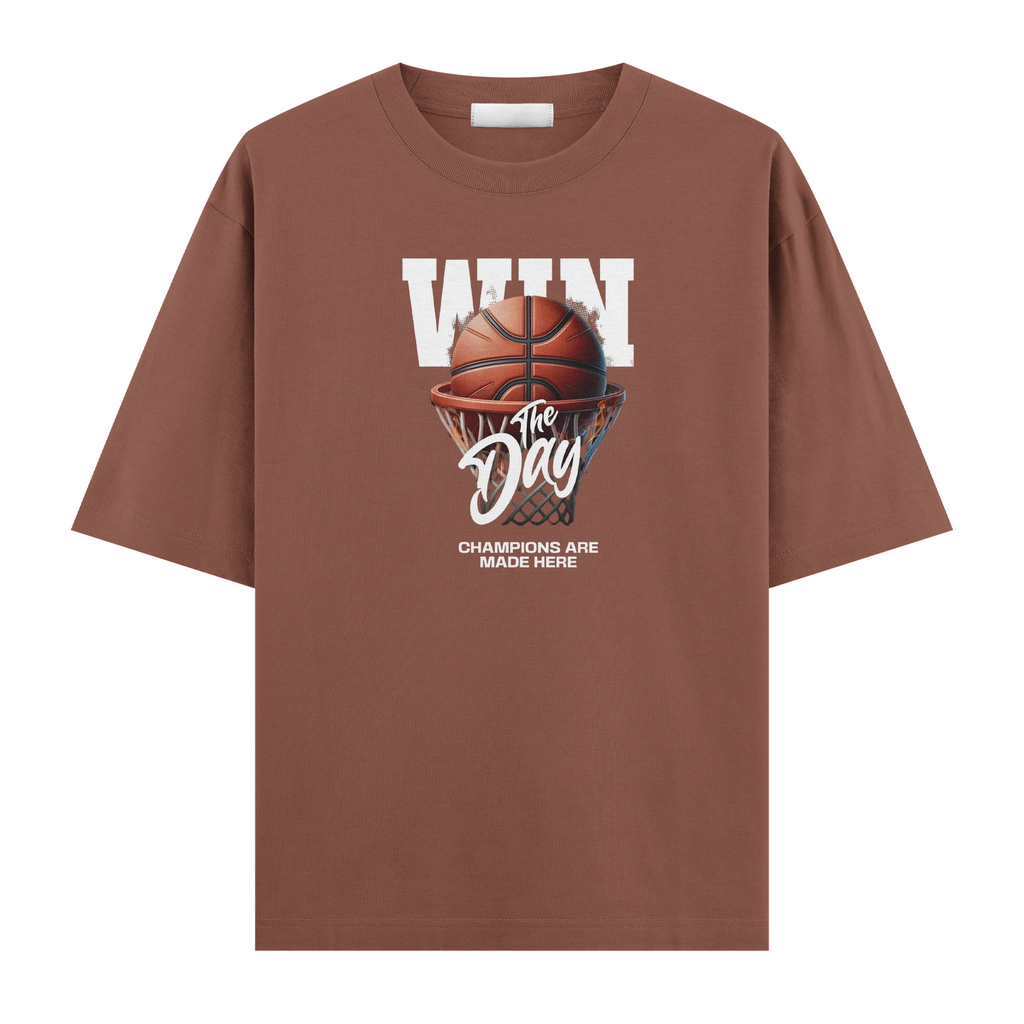 Win The Day Oversize Tişört