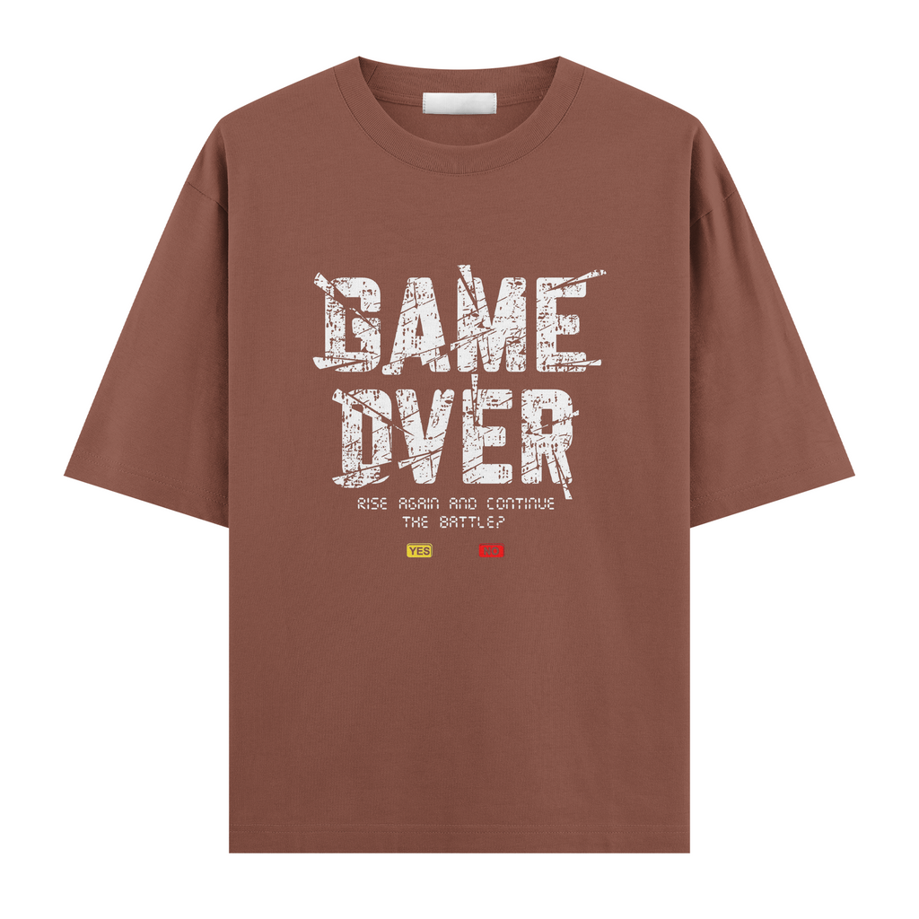 Game Over Oversize Tişört