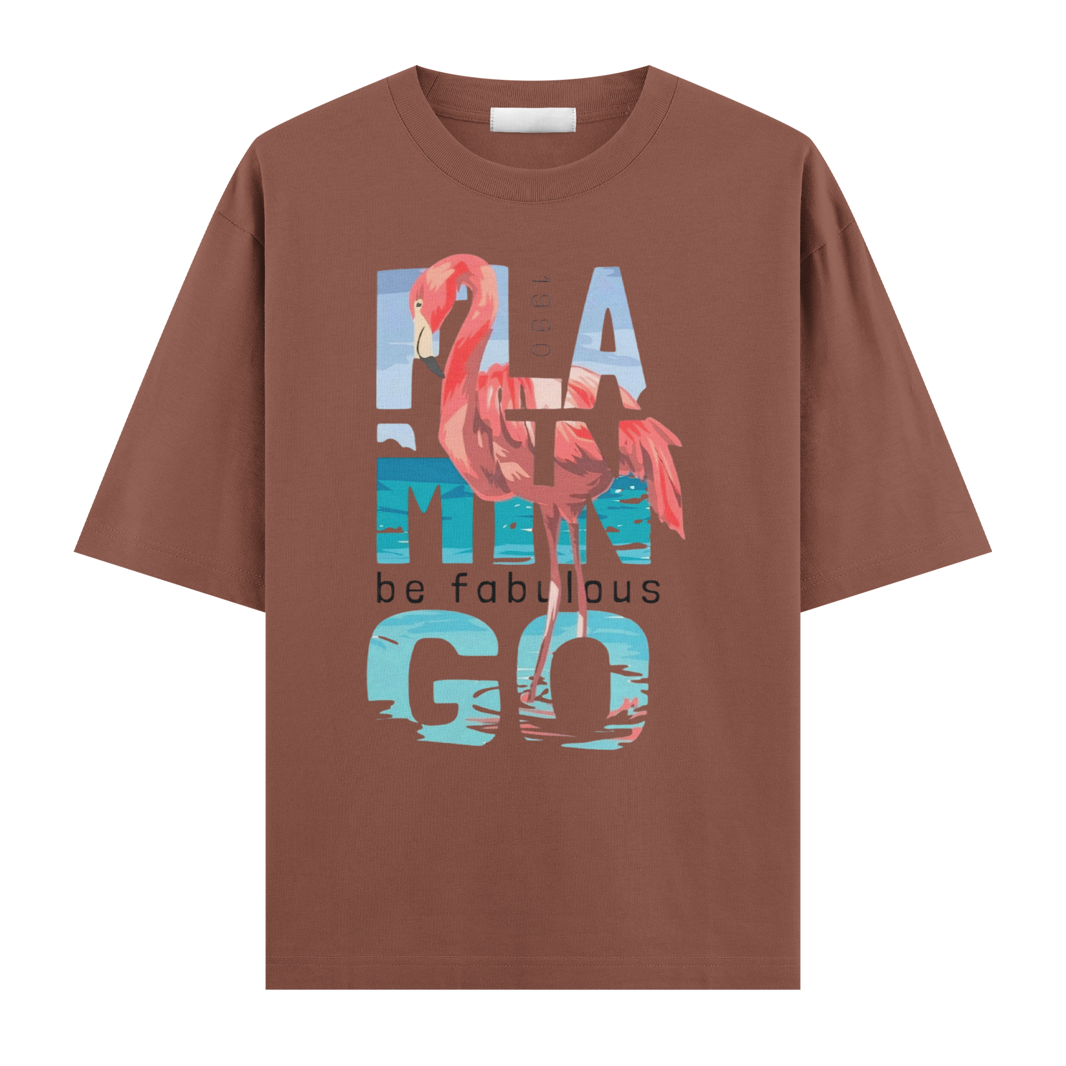 Flamingo Oversize Tişört
