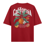 California Orange Oversize Tişört