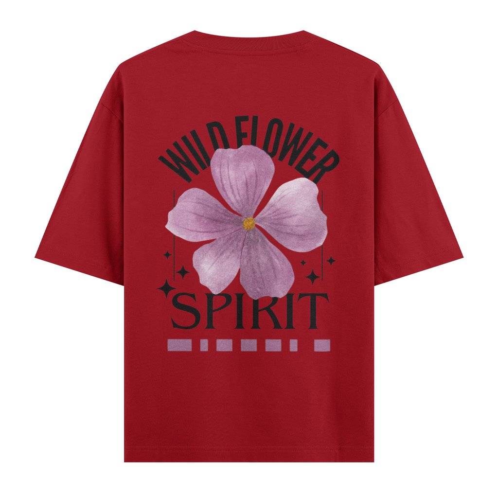 Wild Flower Spirit Oversize Tişört