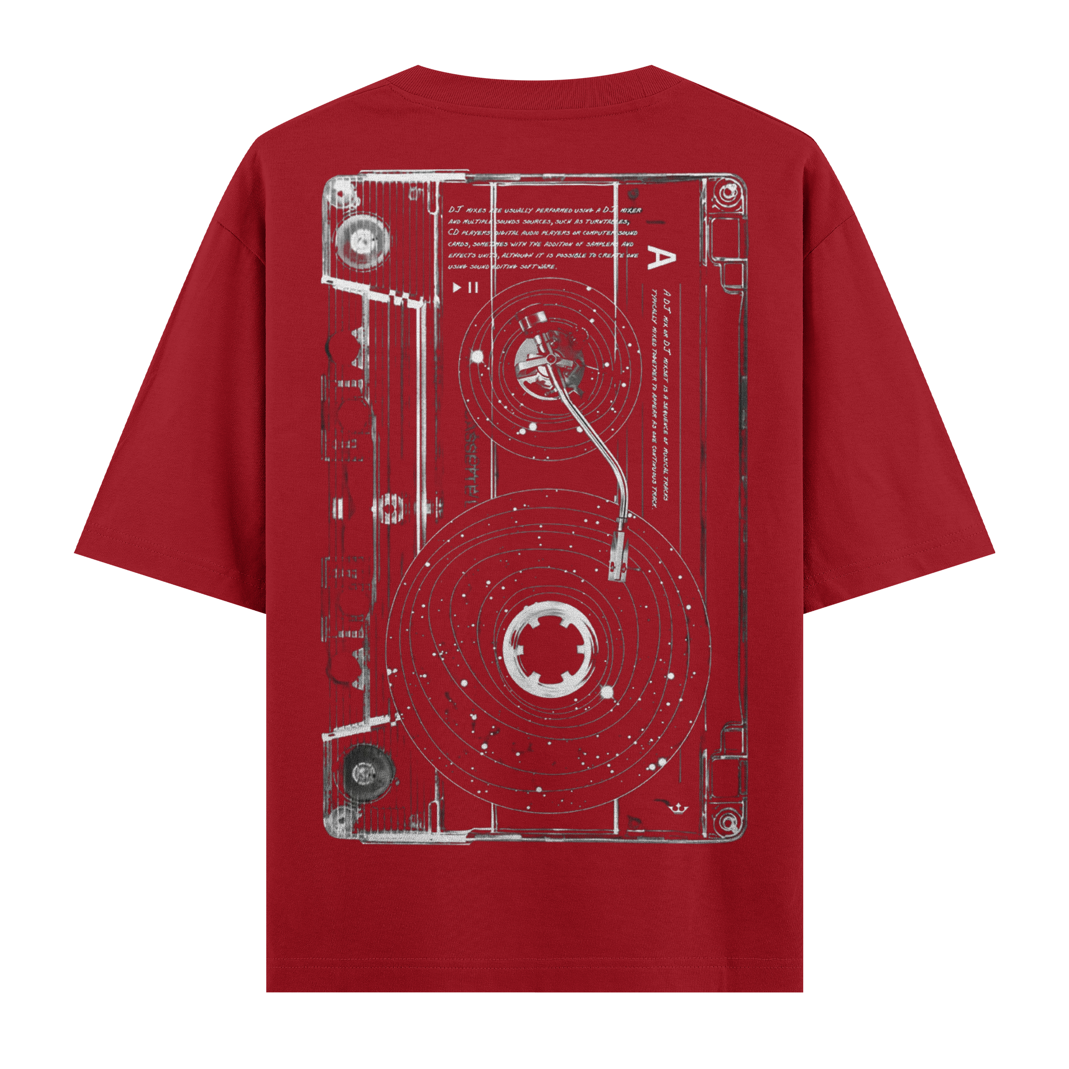 Casette Oversize Tişört