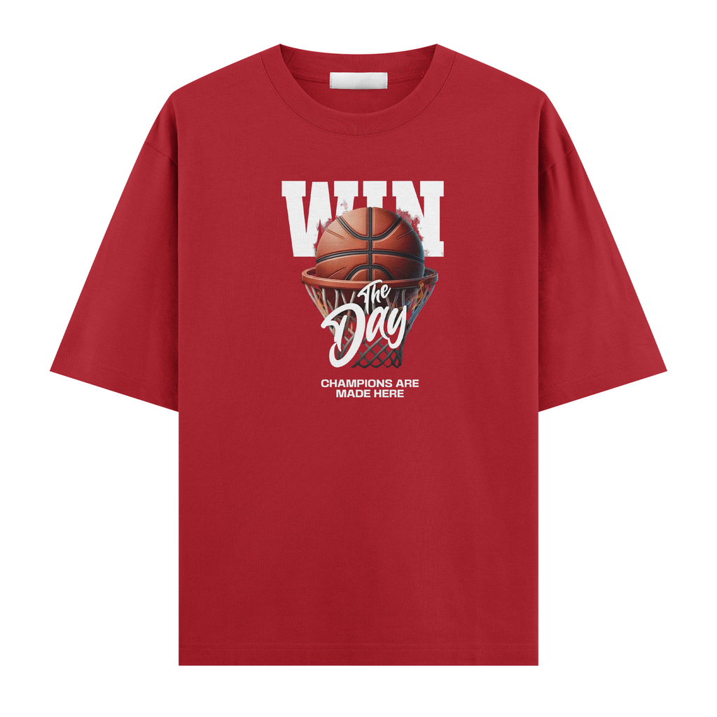Win The Day Oversize Tişört