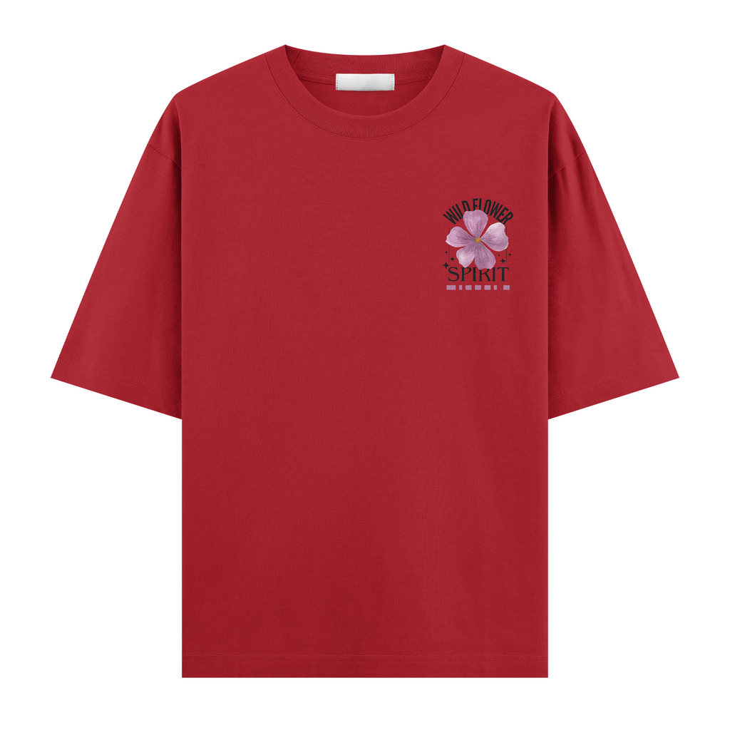 Wild Flower Spirit Oversize Tişört