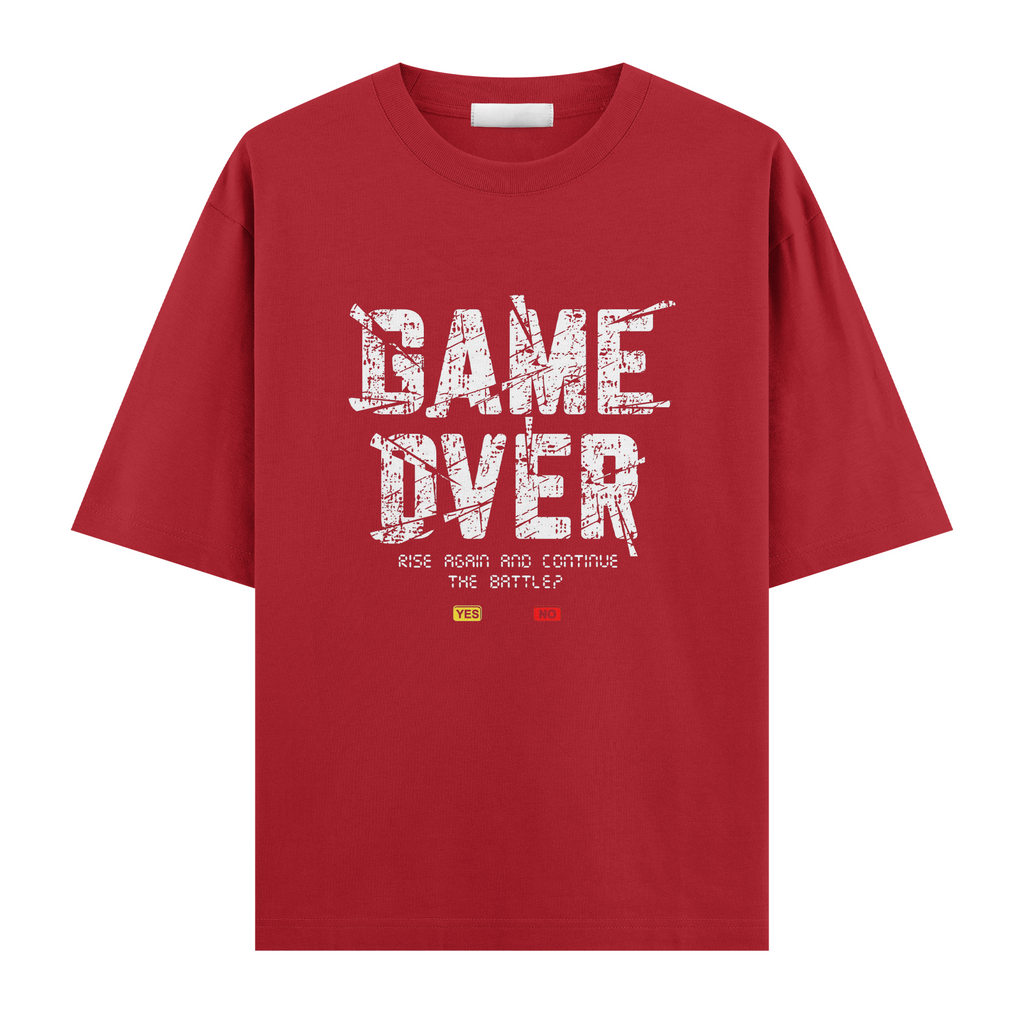 Game Over Oversize Tişört