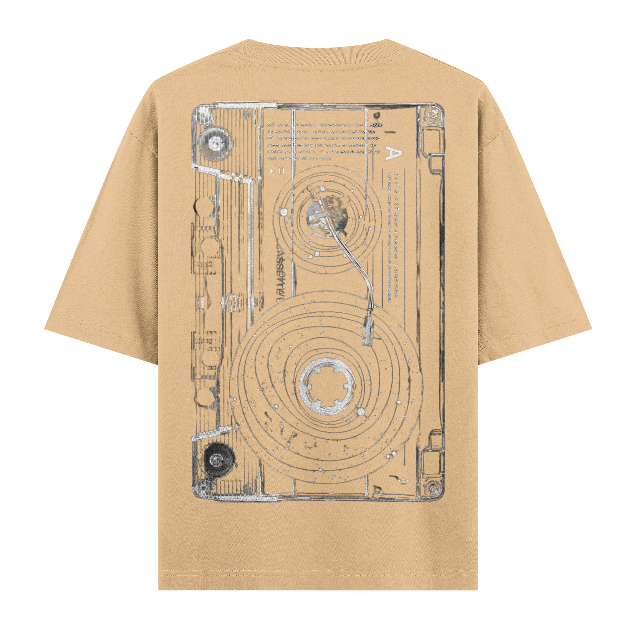 Casette Oversize Tişört