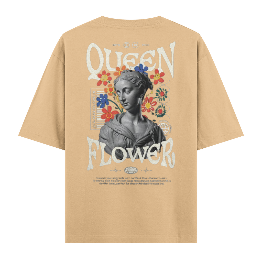 Quenn Flower Regular Tişört