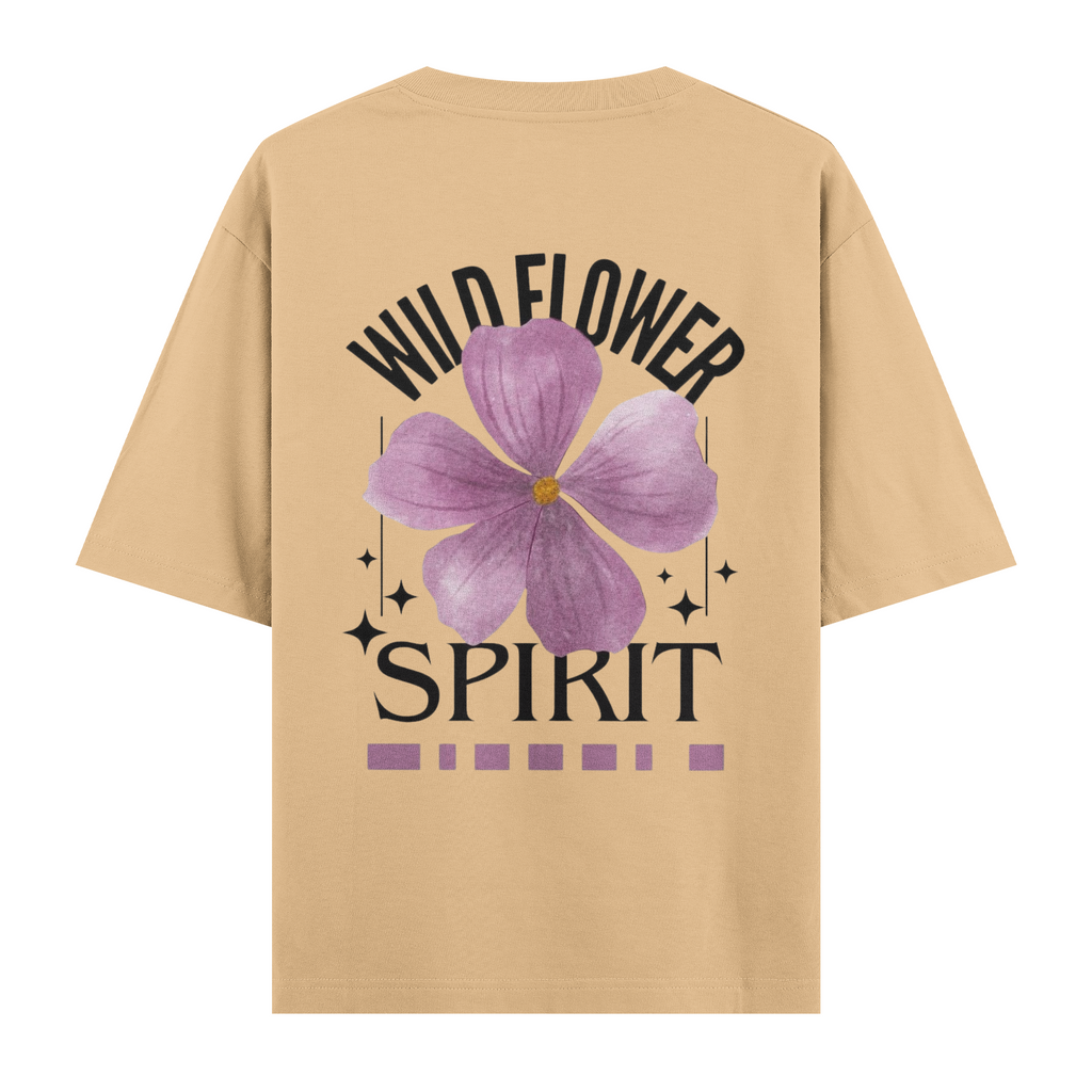 Wild Flower Spirit Oversize Tişört