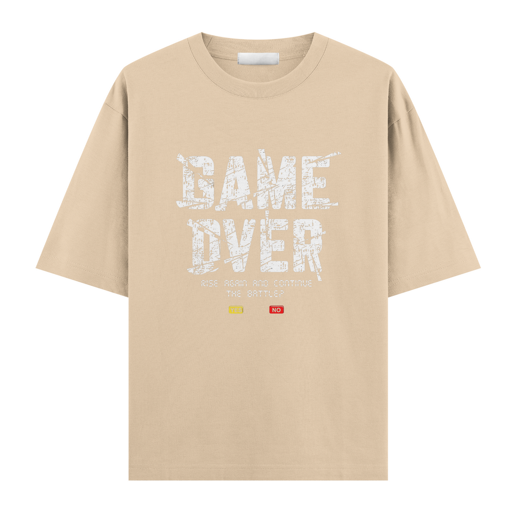 Game Over Oversize Tişört