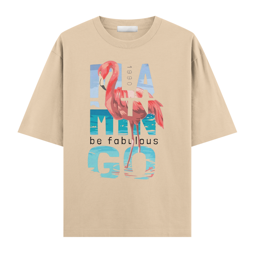 Flamingo Oversize Tişört