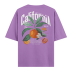 California Orange Oversize Tişört