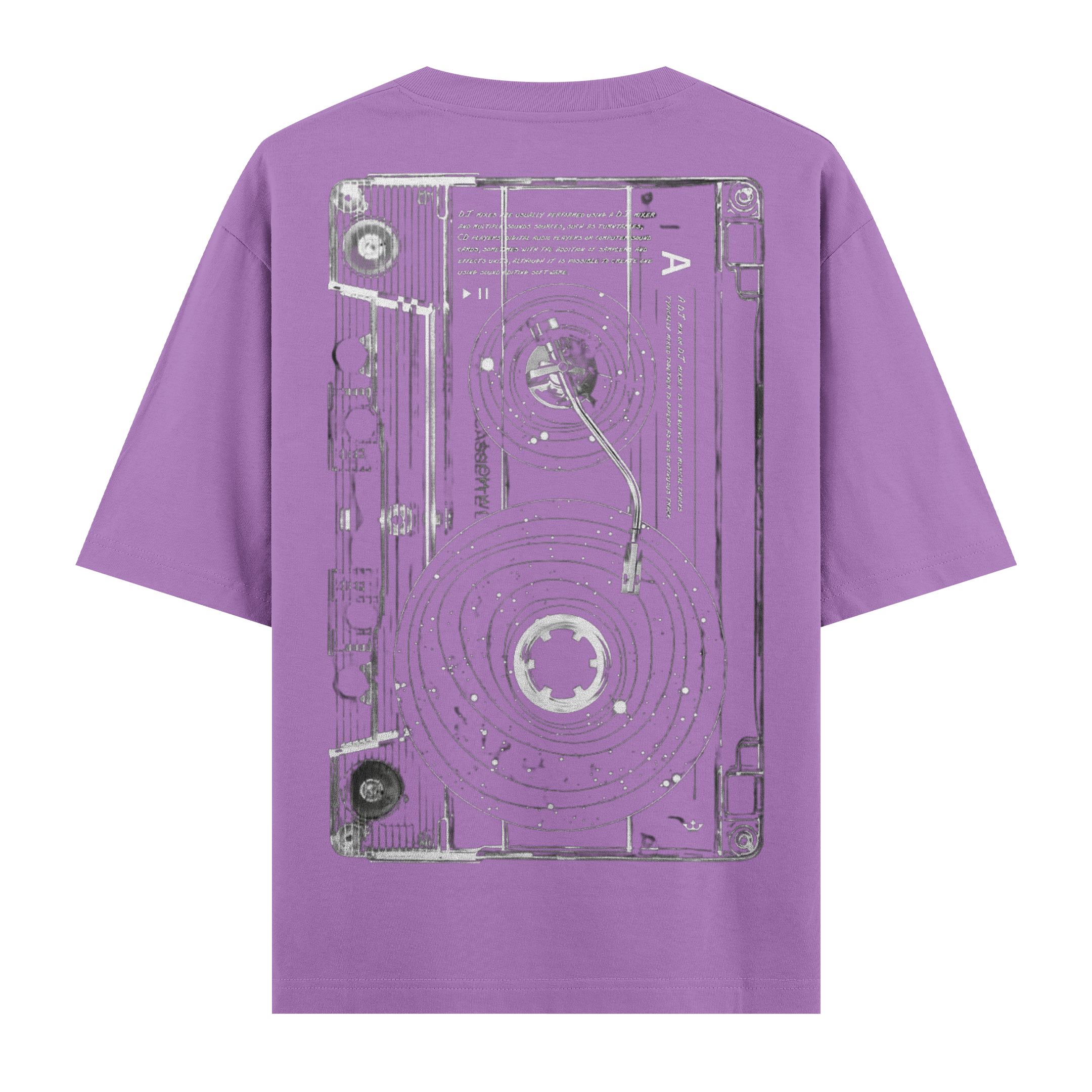 Casette Oversize Tişört