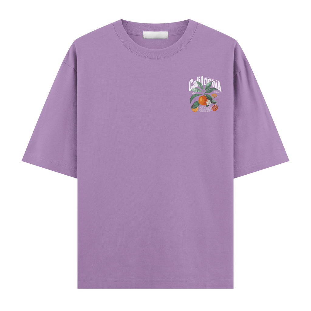 California Orange Oversize Tişört