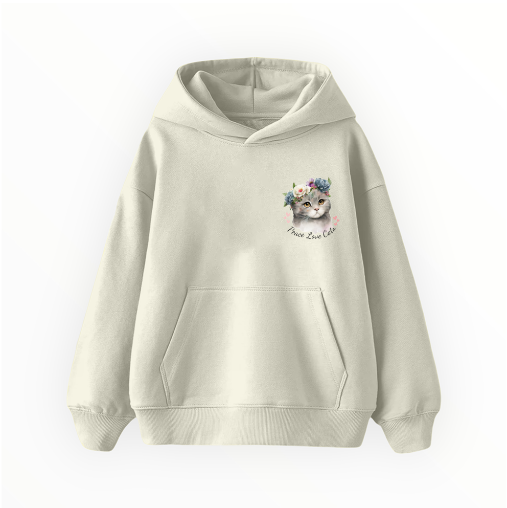 Peace Love Cats Ekru