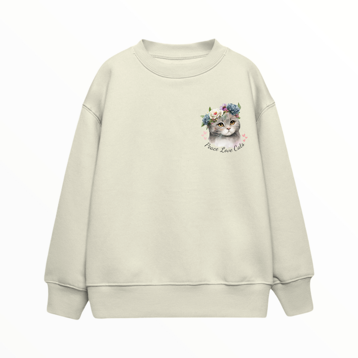 Peace Love Cats Ekru