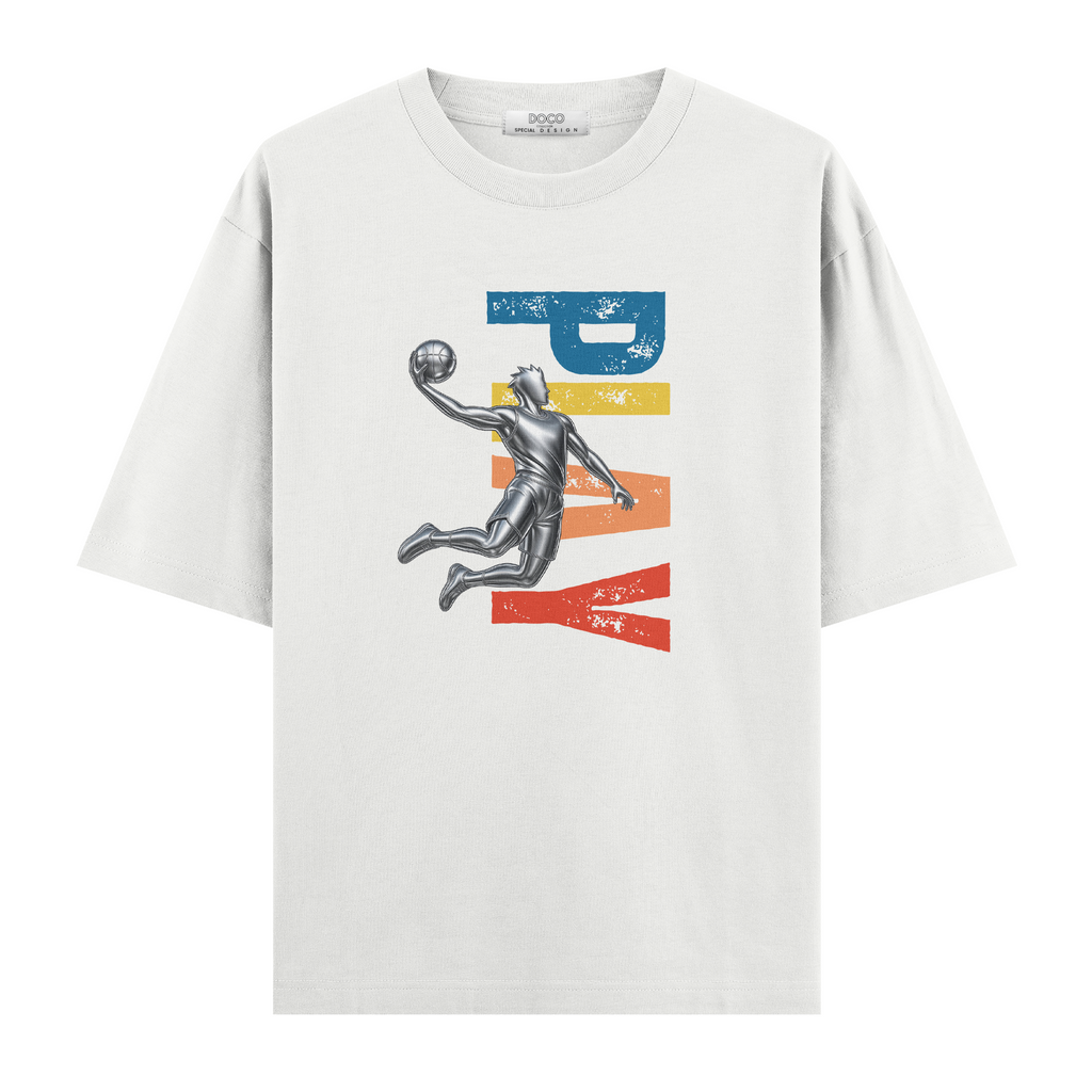 Play Basketball Man Beyaz