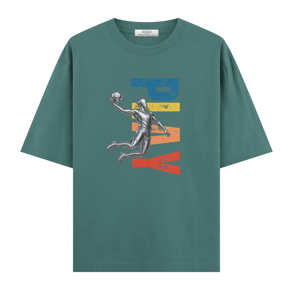 Play Basketball Man Yeşil