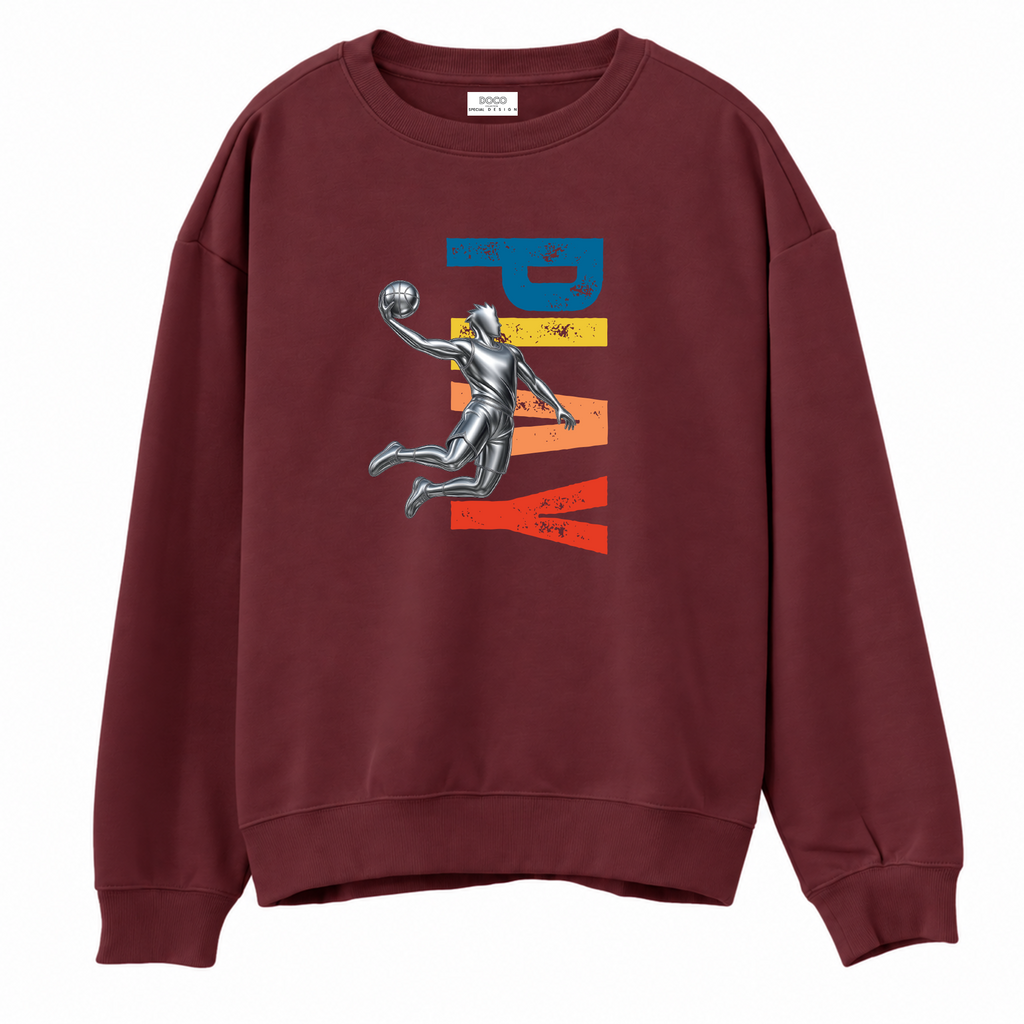 Play Basketball Man Bordo